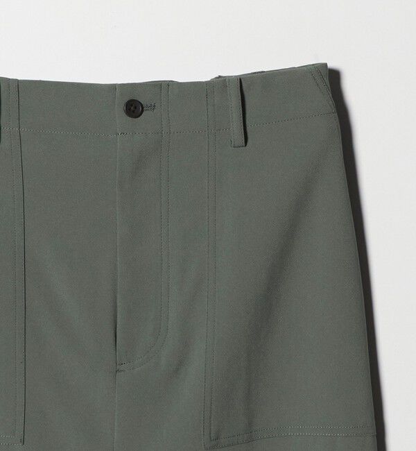 UNITED ARROWS「アセテートポリエステル ベイカースカート」|タイト|