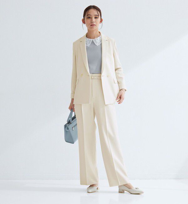 UNITED ARROWS green label relaxing「［size SHORTあり］パウドレ ダブル ジャケット ウォッシャブル ストレッチ」|テーラードジャケット|