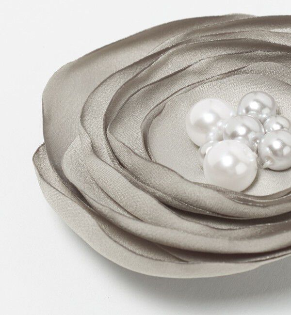 UNITED ARROWS green label relaxing「フラットフラワー コサージュ」|ブローチ・コサージュ|