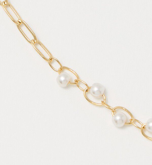 UNITED ARROWS green label relaxing「2WAY チェーン フェイクパール コンビネックレス」|ネックレス|