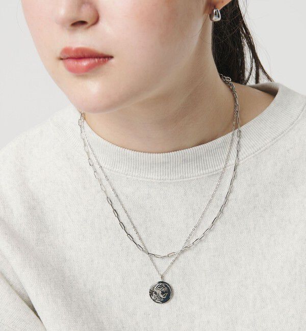 BEAUTY&YOUTH UNITED ARROWS「BY コインネックレス -3WAY-」|ネックレス|SILVER