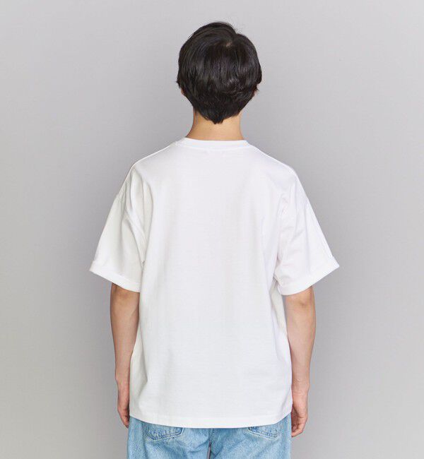 BEAUTY&YOUTH UNITED ARROWS「【WEB限定】ロールアップ ワイド テーパード Tシャツ -MADE IN JAPAN-」|Tシャツ・カットソー|