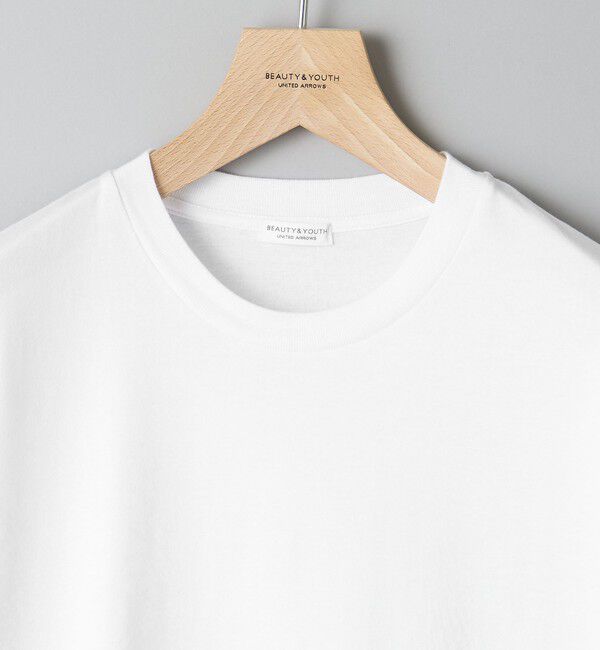 BEAUTY&YOUTH UNITED ARROWS「【WEB限定】ロールアップ ワイド テーパード Tシャツ -MADE IN JAPAN-」|Tシャツ・カットソー|