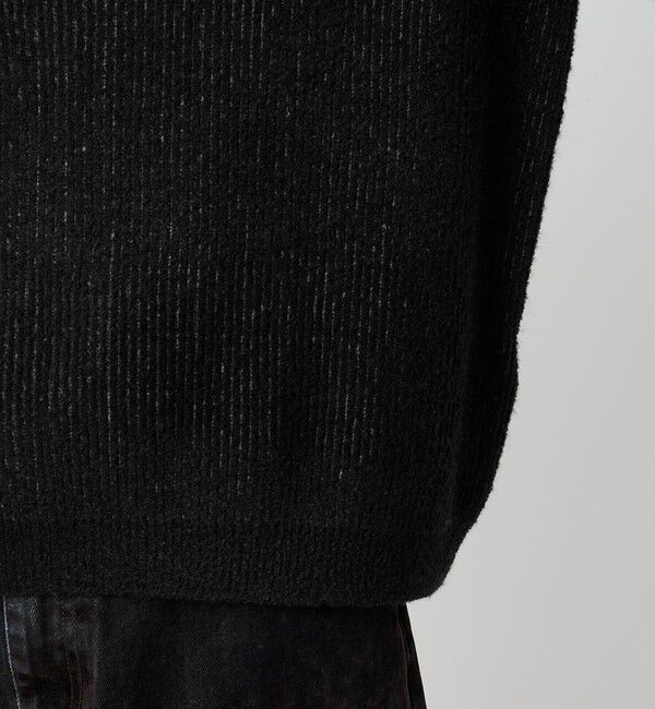 MONKEY TIME「ループヤーン プレーティング ポロシャツ」|ニット・セーター|