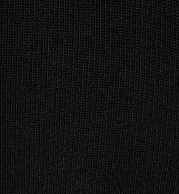 MONKEY TIME「バルキー アゼ ハーフジップ ニット」|ニット・セーター|