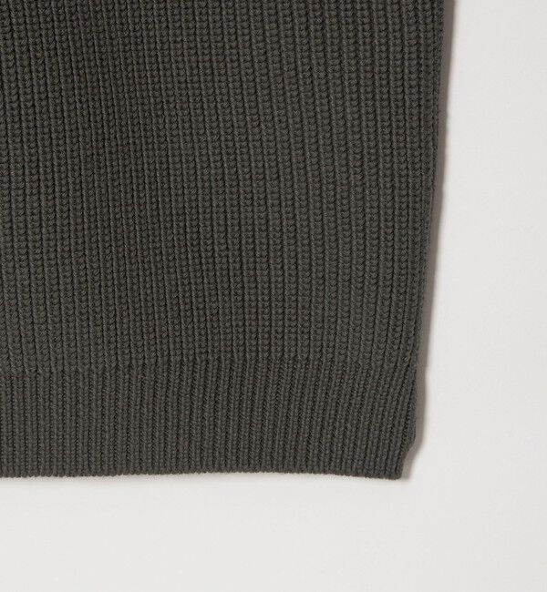 MONKEY TIME「バルキー アゼ ハーフジップ ニット」|ニット・セーター|