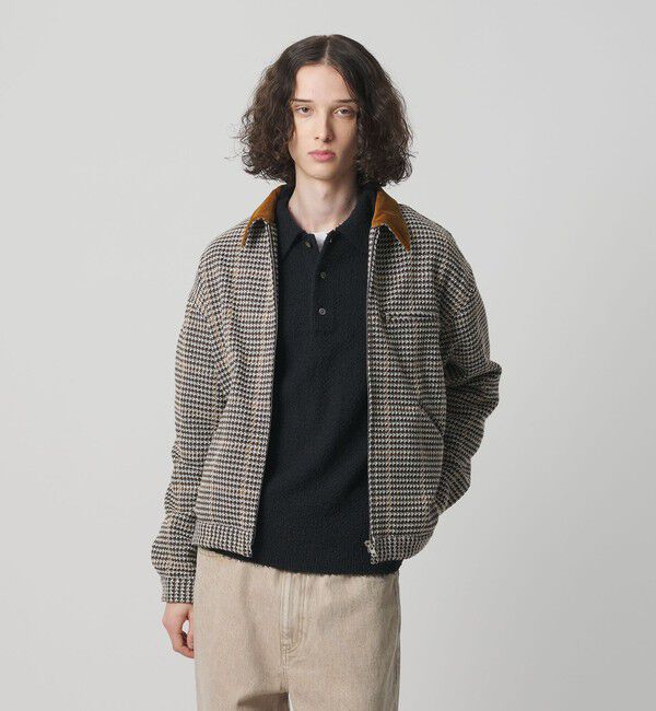 MONKEY TIME「チェック ジップ ワーク ジャケット」|その他|