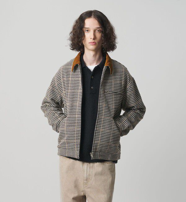 MONKEY TIME「チェック ジップ ワーク ジャケット」|その他|