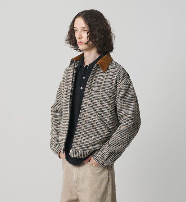 MONKEY TIME「チェック ジップ ワーク ジャケット」|その他|