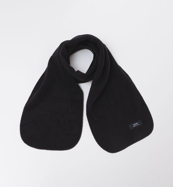 SHIPS「SHIPS: Polartec 200 フリース スカーフ」|ストール|ブラック