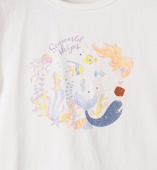 SHIPS KIDS「SHIPS KIDS:100～130cm / サマー モチーフ 半袖 TEE」|Tシャツ・カットソー|