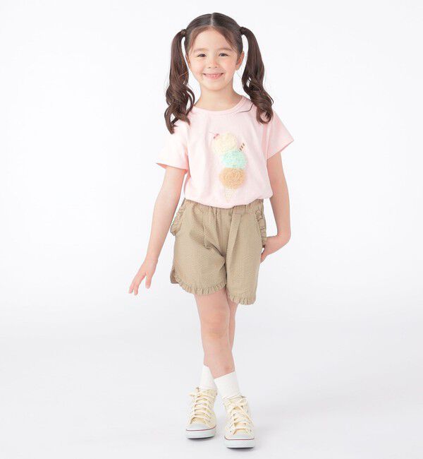 SHIPS KIDS「SHIPS KIDS:100～130cm / サマー モチーフ 半袖 TEE」|Tシャツ・カットソー|