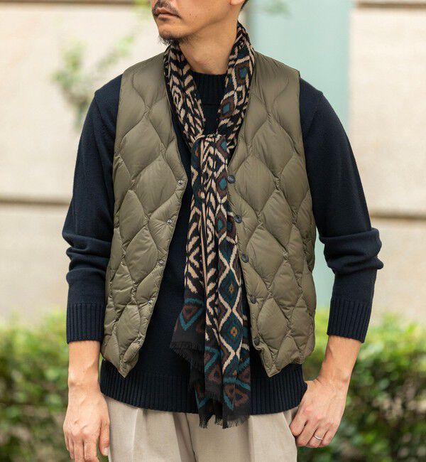 SHIPS「【SHIPS別注】TAION: ダウン ジレ」|ダウンベスト・ベスト|オリーブ