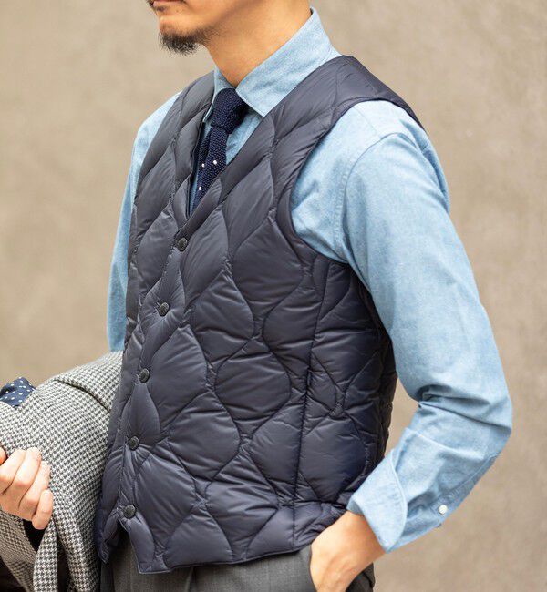 SHIPS「【SHIPS別注】TAION: ダウン ジレ」|ダウンベスト・ベスト|ネイビー