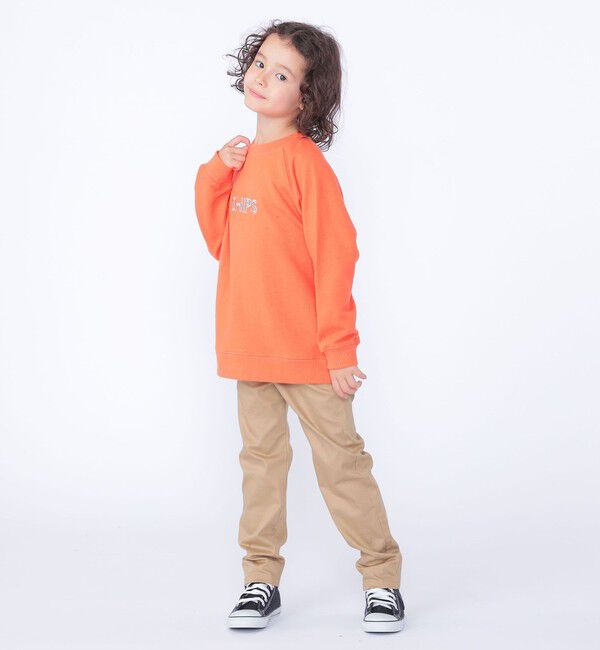 SHIPS KIDS「SHIPS KIDS:100～130cm / 刺繍 ロゴ ラグラン スウェット」|スウェット・ジャージ|