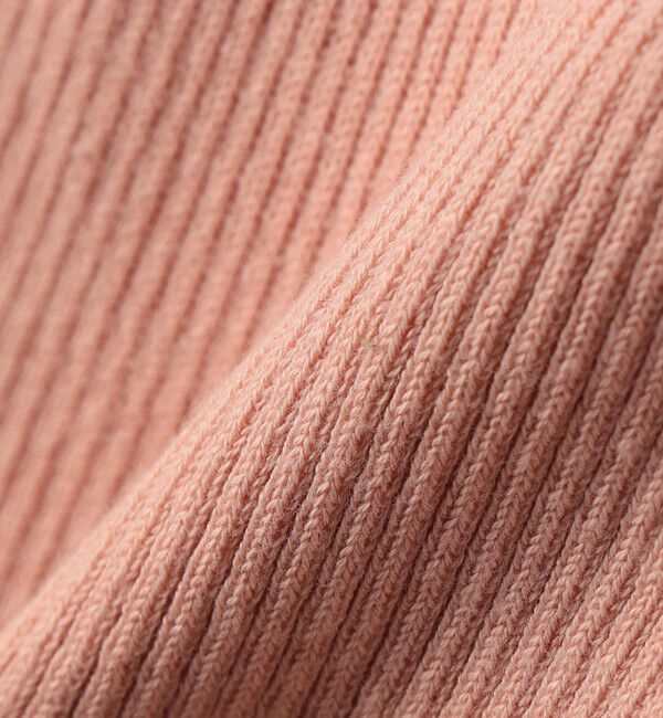 SHIPS KIDS「SHIPS KIDS:100～120cm /〈手洗い可能〉フリル リブ ニット」|Tシャツ・カットソー|