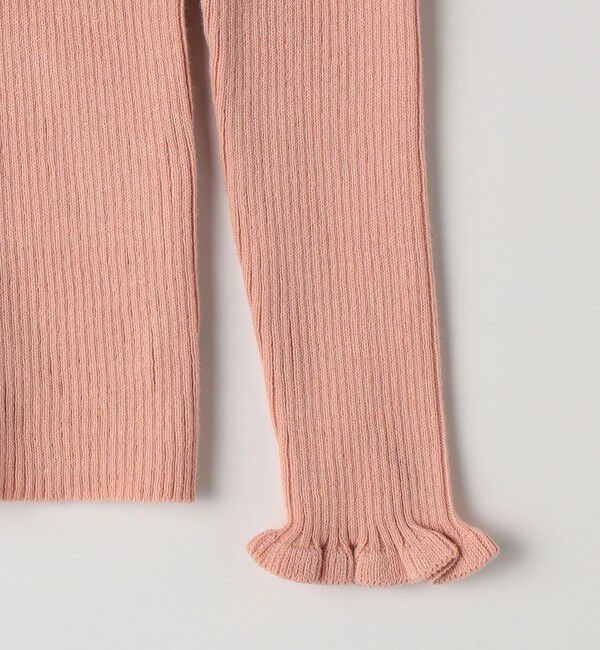 SHIPS KIDS「SHIPS KIDS:100～120cm /〈手洗い可能〉フリル リブ ニット」|Tシャツ・カットソー|