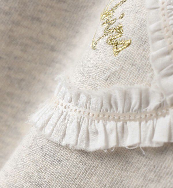 SHIPS KIDS「SHIPS KIDS:140～150cm / スパンコール フリル スウェット」|スウェット・ジャージ|