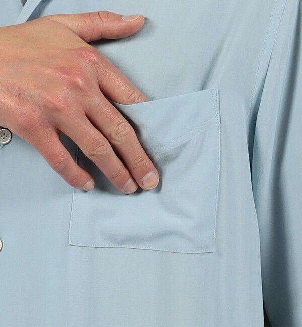 TOMORROWLAND MENS「レーヨン 3ポケット ハーフスリーブシャツ 」|シャツ・ブラウス|