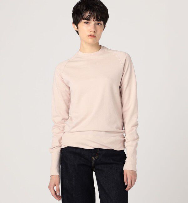 BACCA「ソフトコットン ラグランスリーブプルオーバー」|スウェット・ジャージ|