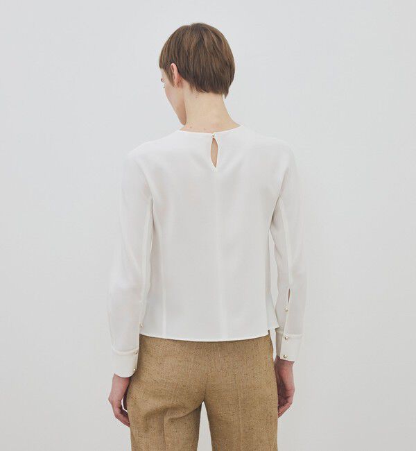 DES PRES「ライトダブルクロス クルーネックプルオーバー」|シャツ・ブラウス|