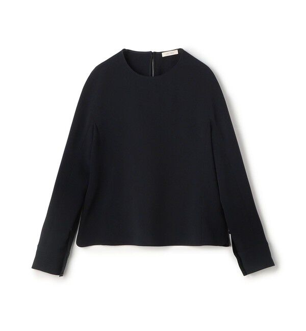 DES PRES「ライトダブルクロス クルーネックプルオーバー」|シャツ・ブラウス|69 ネイビー