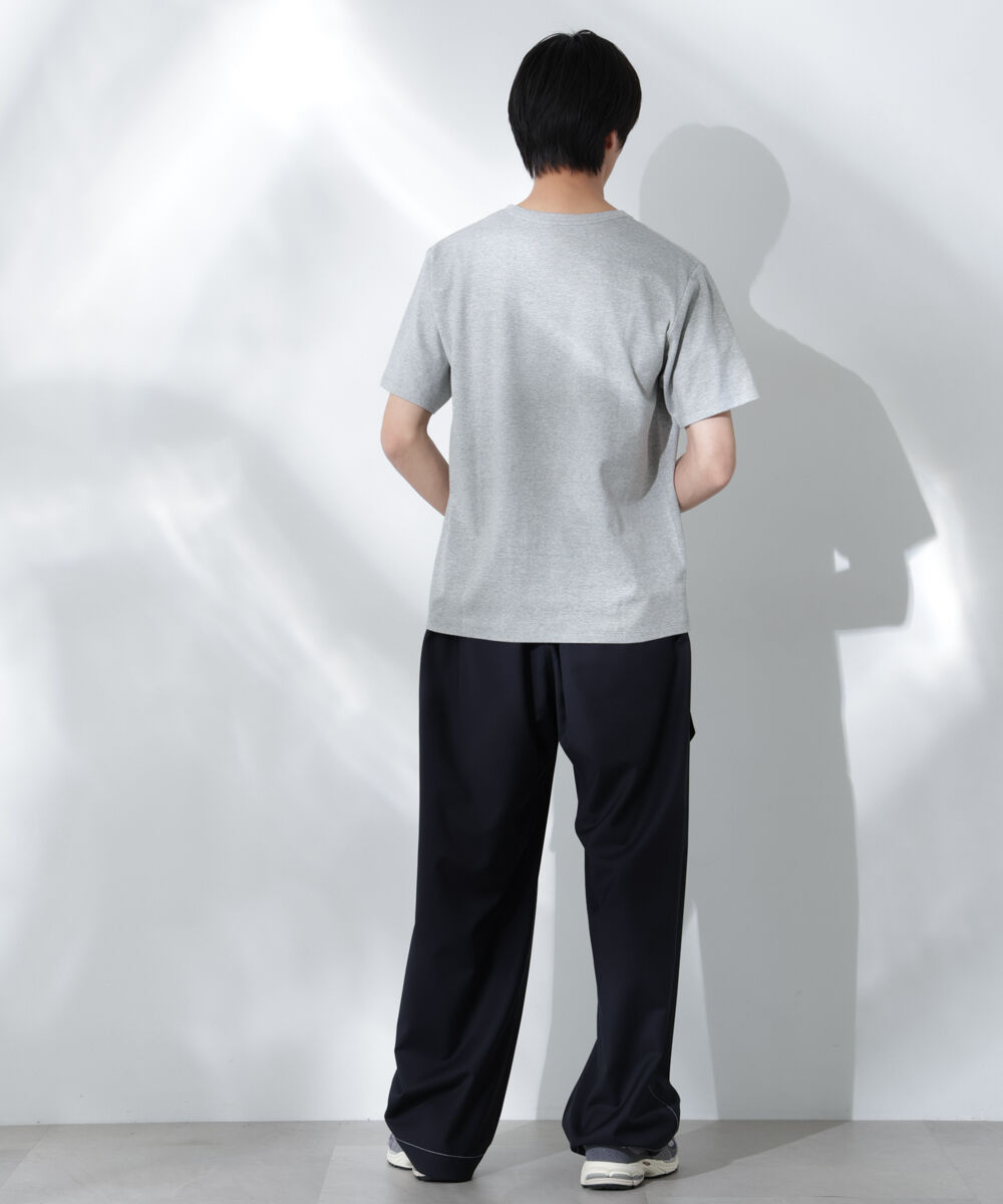 nano･universe「WEB限定/Anti Soaked(R) 汗染み防止 Vネック レギュラーシルエットTシャツ」|Tシャツ・カットソー|