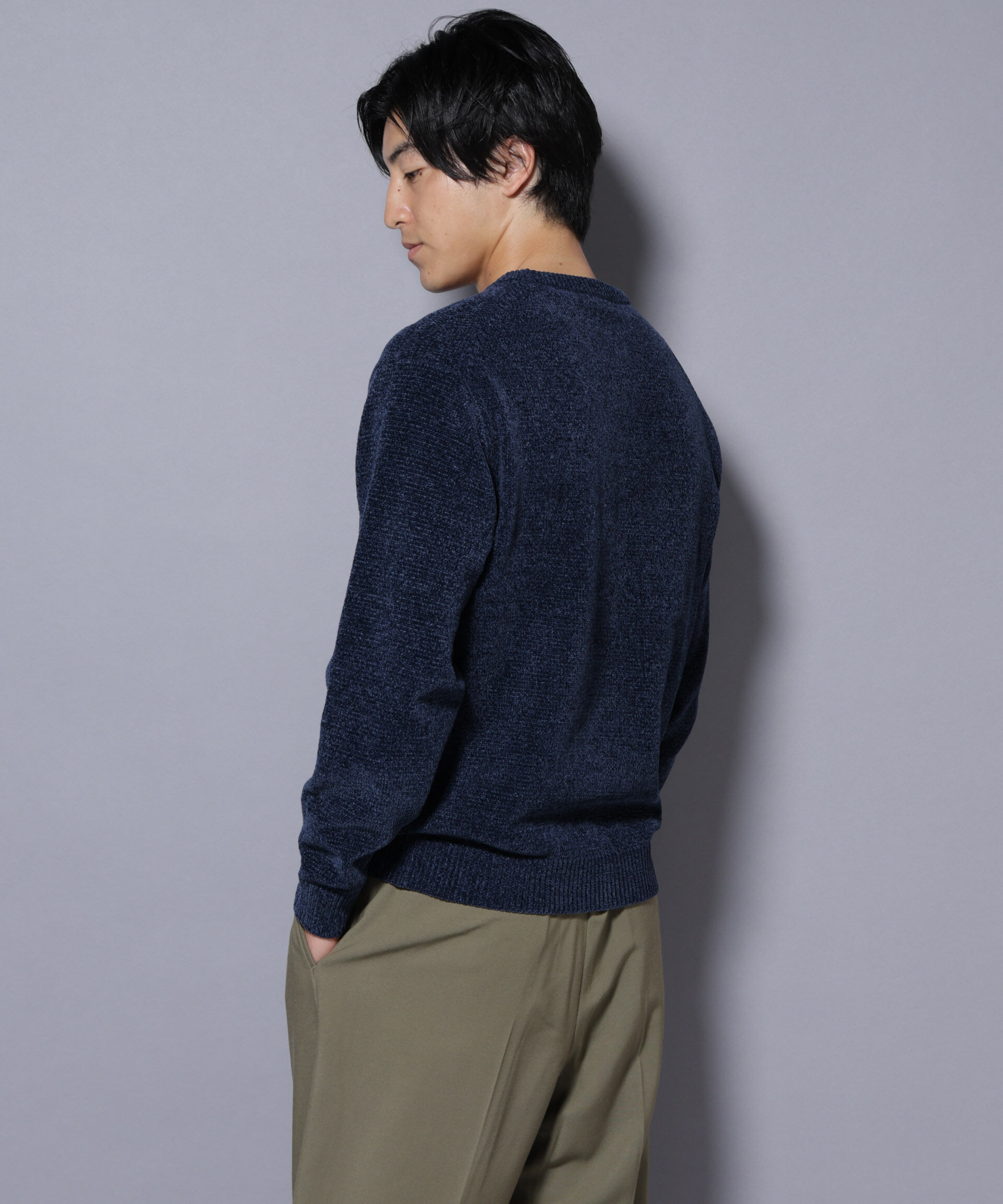 nano･universe「ナノベアモールニットクルーネック 2」|ニット・セーター|