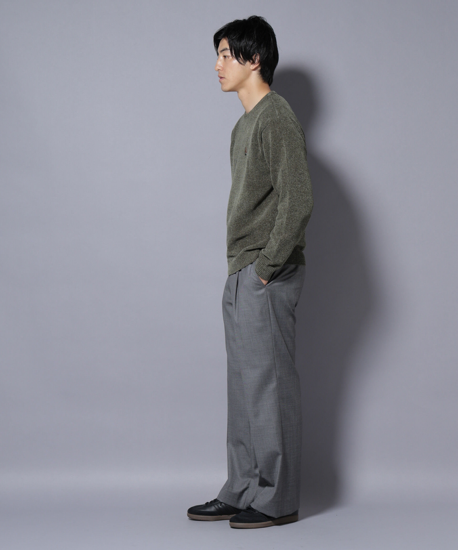 nano･universe「ナノベアモールニットクルーネック 2」|ニット・セーター|