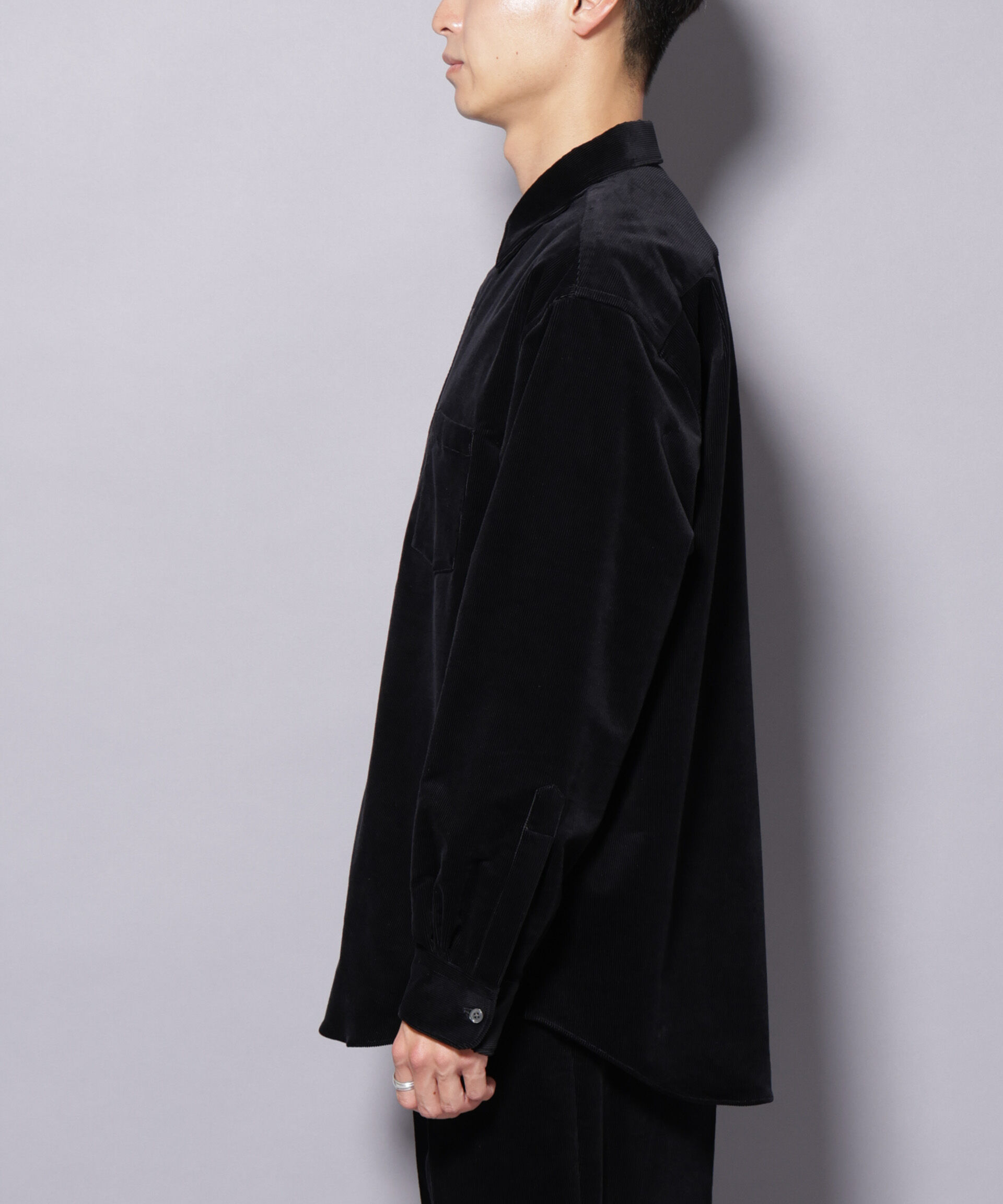 nano･universe「AIRコーデュロイ レギュラーカラーシャツ/STRETCH」|シャツ・ブラウス|