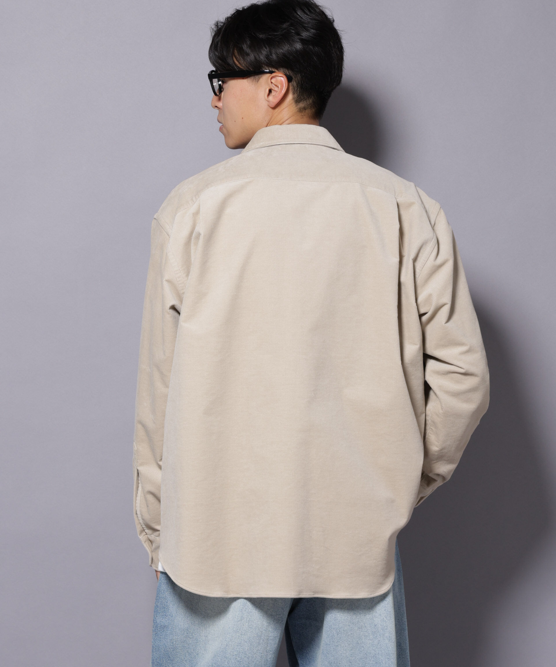 nano･universe「AIRコーデュロイ レギュラーカラーシャツ/STRETCH」|シャツ・ブラウス|