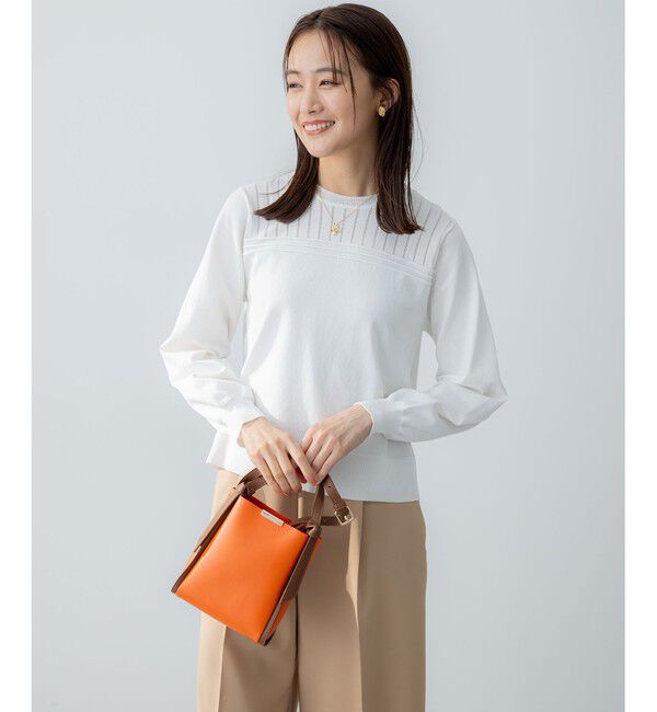 組曲「透かし柄 ニットプルオーバー」|ニット・セーター|