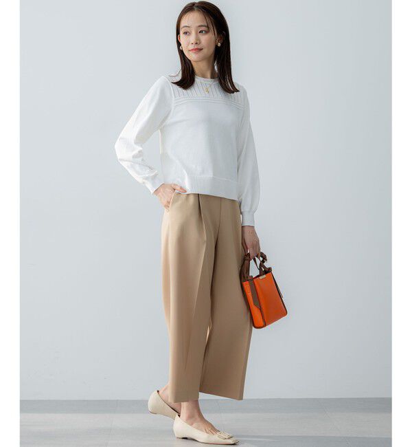 組曲「透かし柄 ニットプルオーバー」|ニット・セーター|