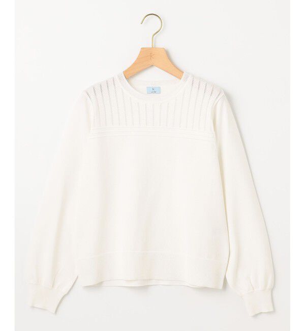 組曲「透かし柄 ニットプルオーバー」|ニット・セーター|