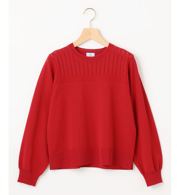 組曲「透かし柄 ニットプルオーバー」|ニット・セーター|