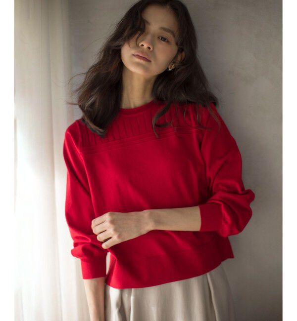 組曲「透かし柄 ニットプルオーバー」|ニット・セーター|