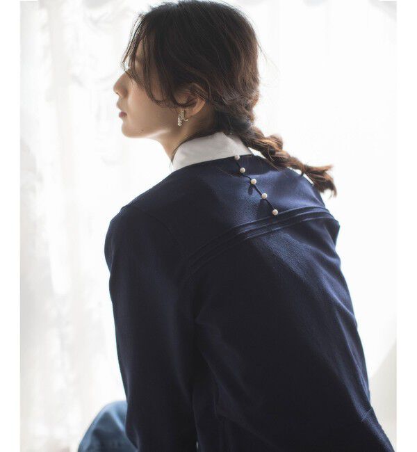 組曲「透かし柄 ニットプルオーバー」|ニット・セーター|