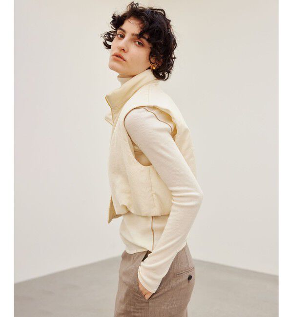 BEIGE,「NIQUET / ショートベスト」|ベスト・ジレ|