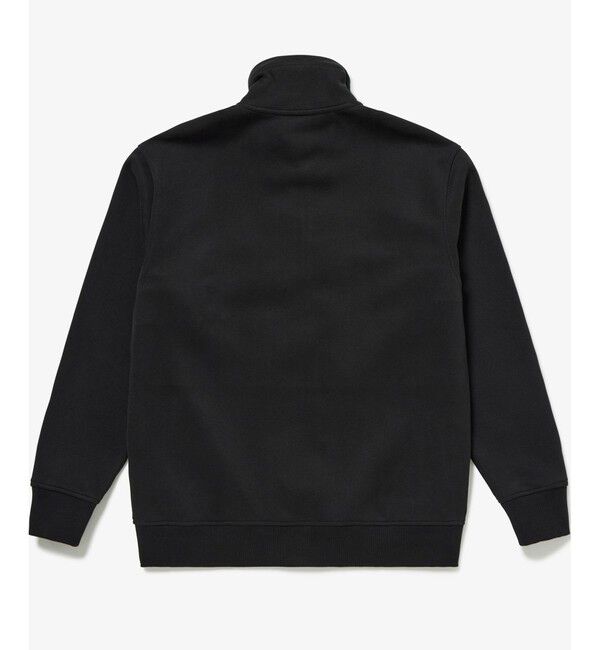 LACOSTE「アシンメトリーボーダーハイネック ドローストリング 鹿の子地 トラックジャケット」|スウェット・ジャージ|