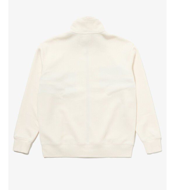 LACOSTE「アシンメトリーボーダーハイネック ドローストリング 鹿の子地 トラックジャケット」|スウェット・ジャージ|