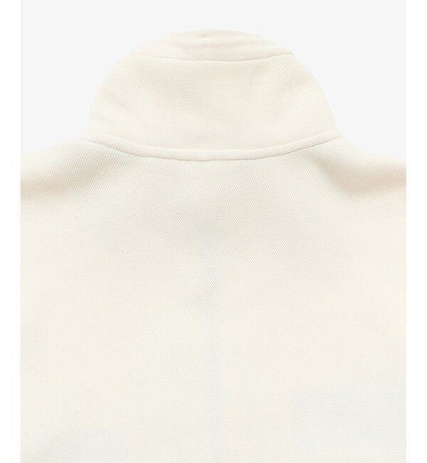 LACOSTE「アシンメトリーボーダーハイネック ドローストリング 鹿の子地 トラックジャケット」|スウェット・ジャージ|