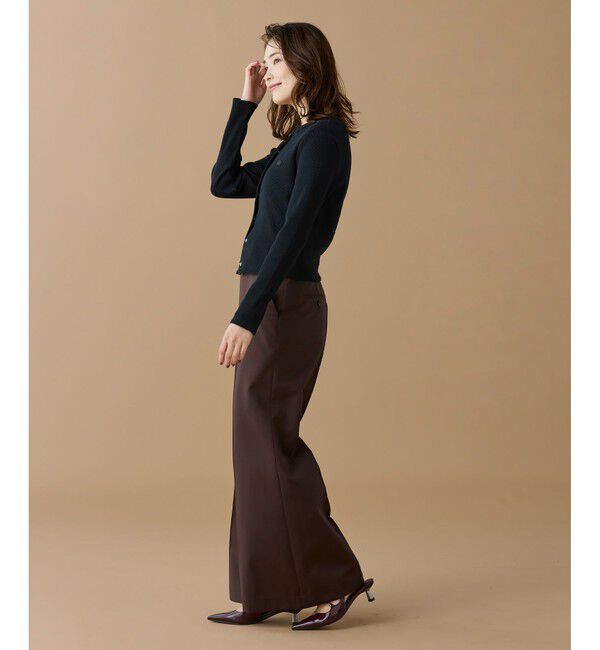 LACOSTE「リブジャージカーディガン」|カーディガン|