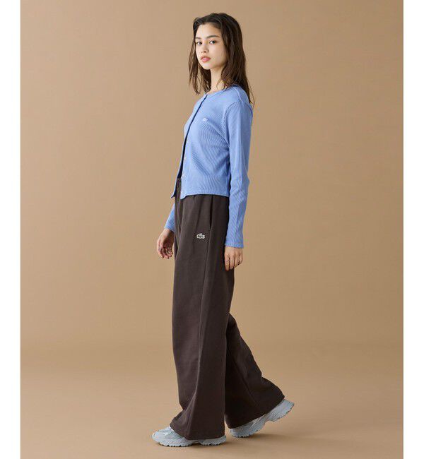 LACOSTE「リブジャージカーディガン」|カーディガン|