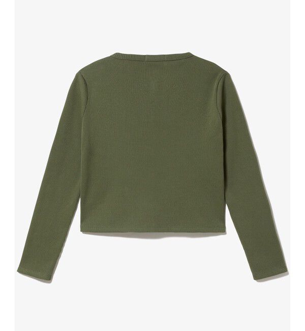 LACOSTE「リブジャージカーディガン」|カーディガン|