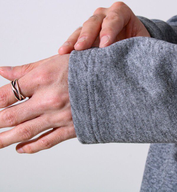 GLOSTER「【もちもち素材】ストレッチサカリバ起毛フェイクレイヤードプルオーバー」|Tシャツ・カットソー|