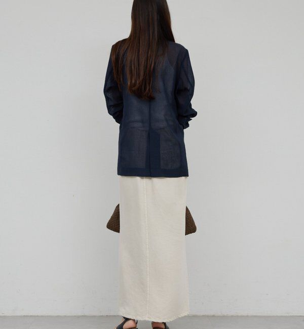  「【セットアップ対応】リヨセルスリットスカート」|スカート|