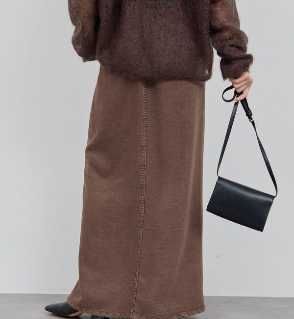  「【セットアップ対応】リヨセルスリットスカート」|スカート|