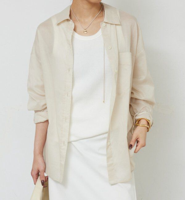  「カシュクールローンシャツ」|シャツ・ブラウス|