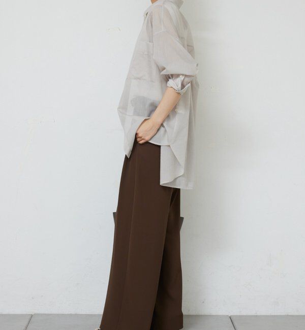  「カシュクールローンシャツ」|シャツ・ブラウス|