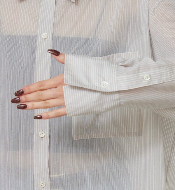  「カシュクールローンシャツ」|シャツ・ブラウス|